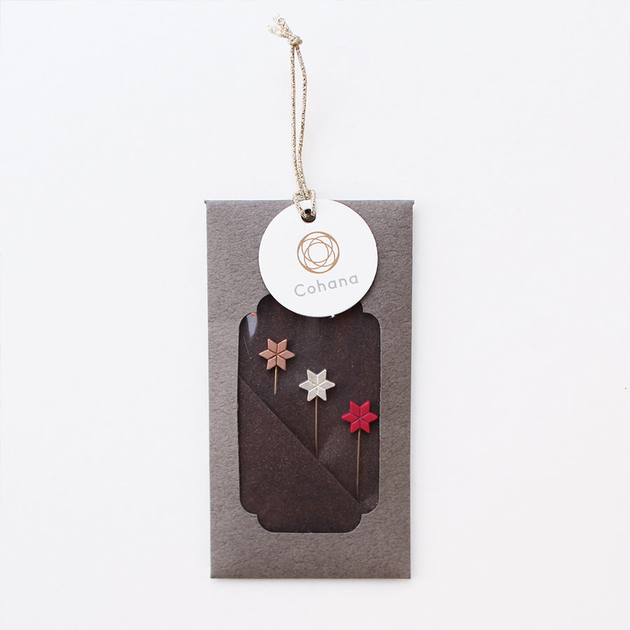 Cohana [Winter Limited Edition 2024] Star Sewing Pins KANTSUBAKI