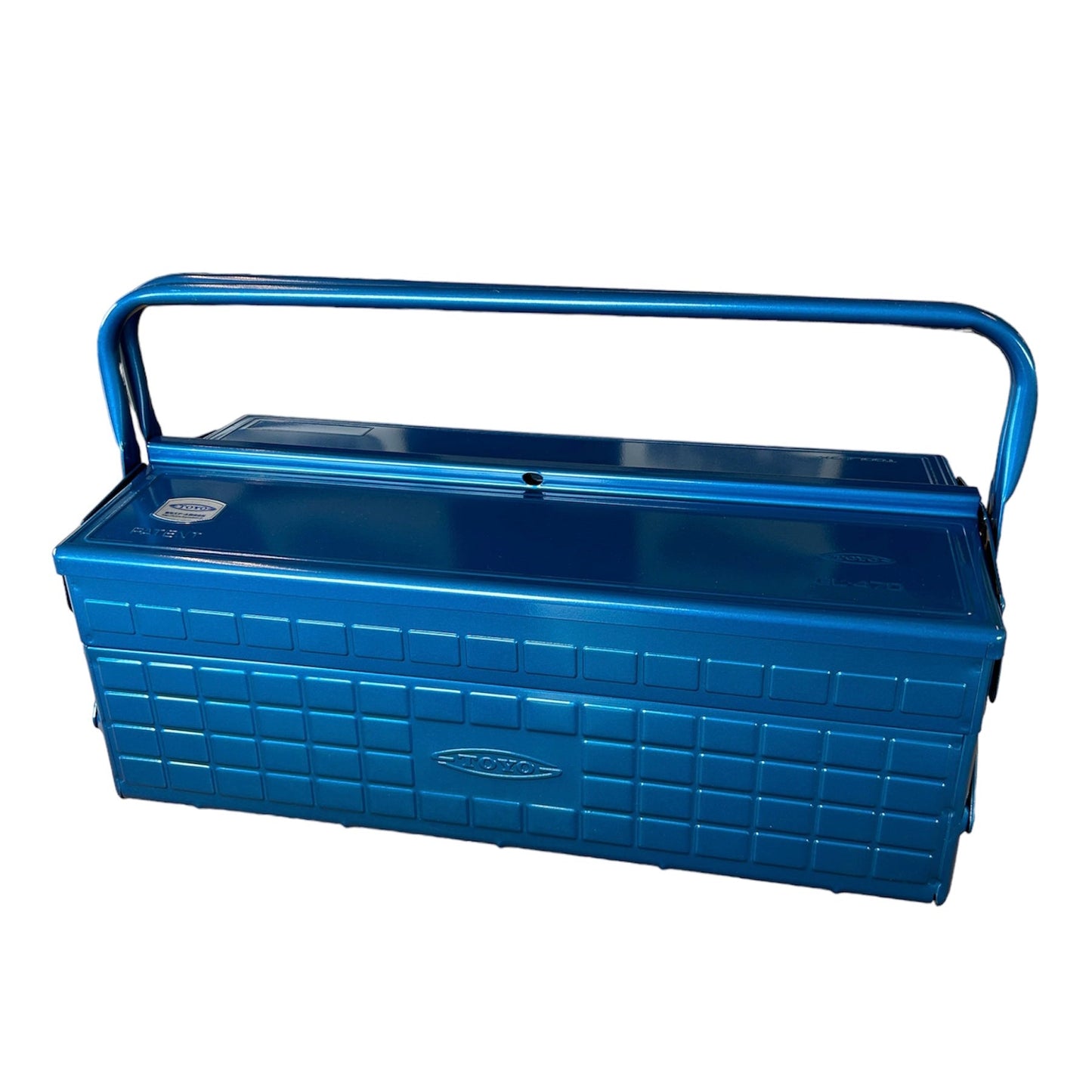 TOYO STEEL 2 Tier Cantilever Toolbox  GL-470 B (blue)