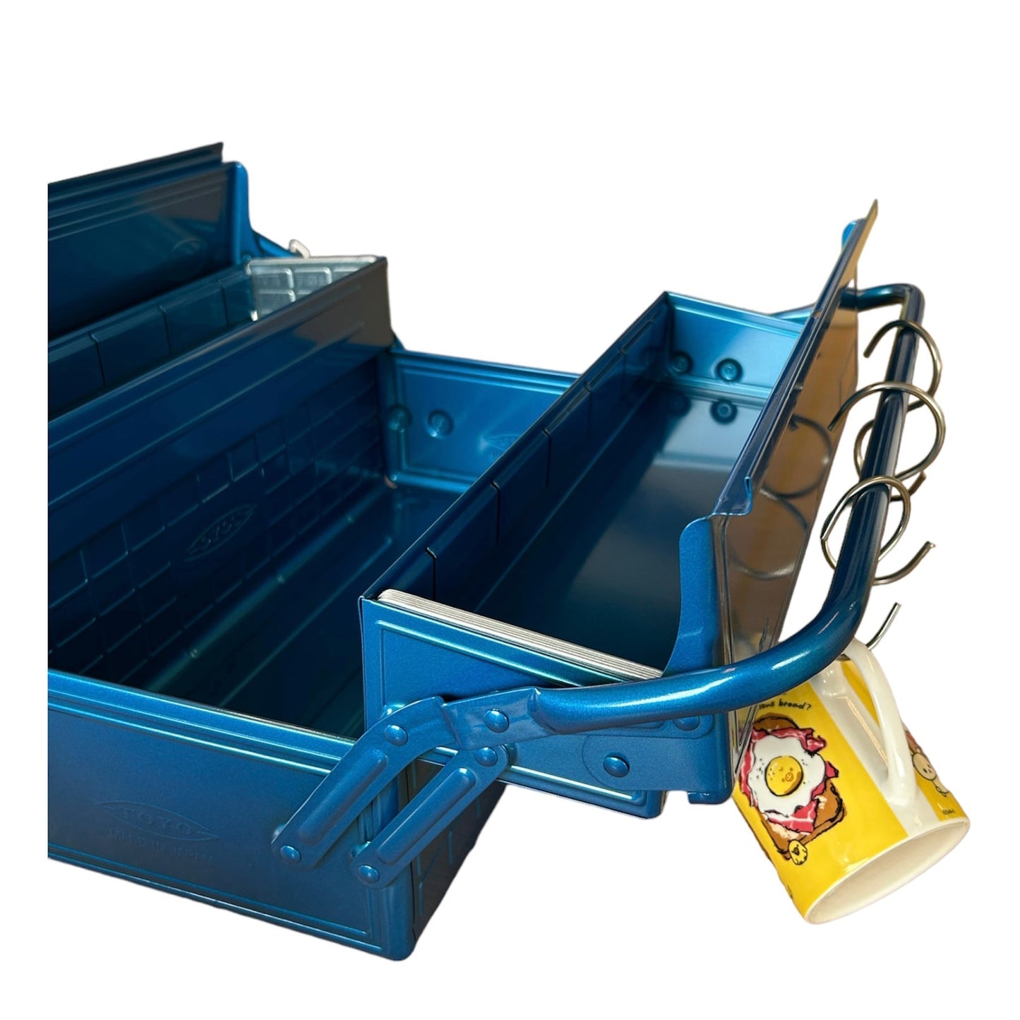 TOYO STEEL 2 Tier Cantilever Toolbox GL-410 B (blue)