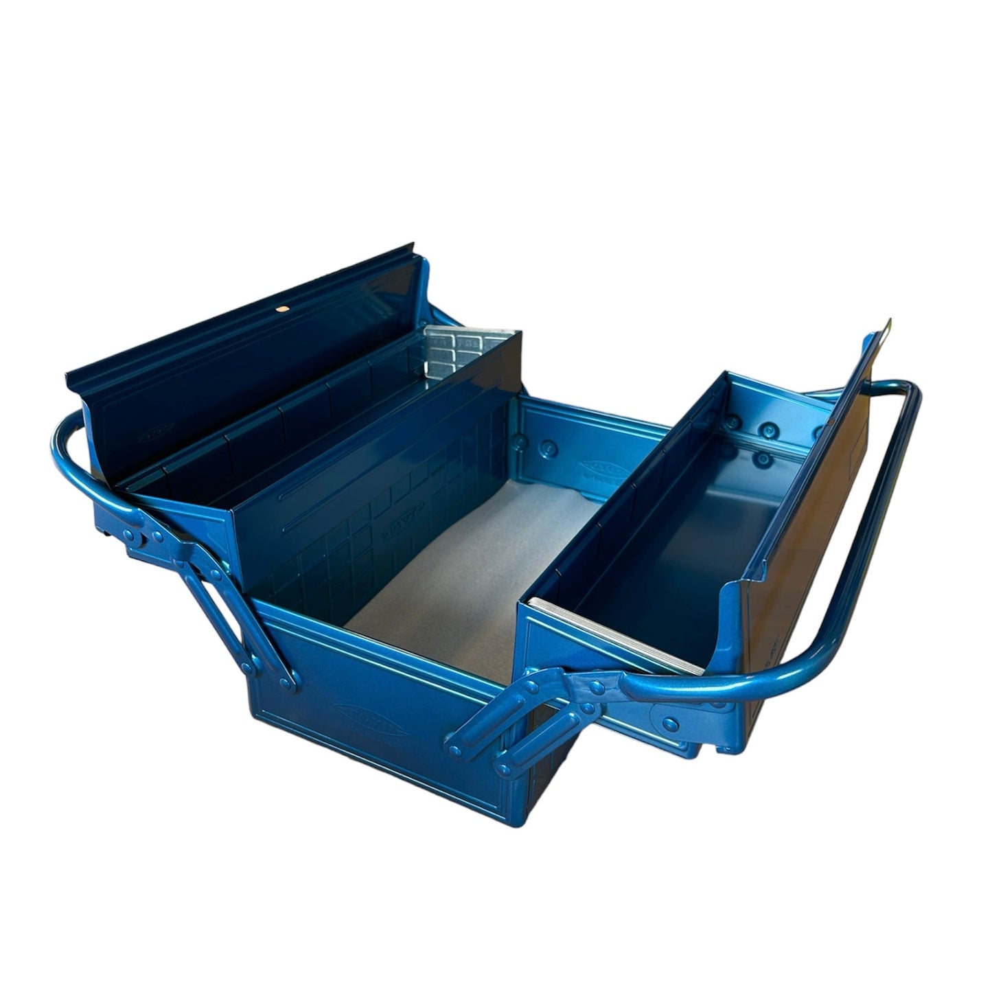 TOYO STEEL 2 Tier Cantilever Toolbox  GL-470 B (blue)