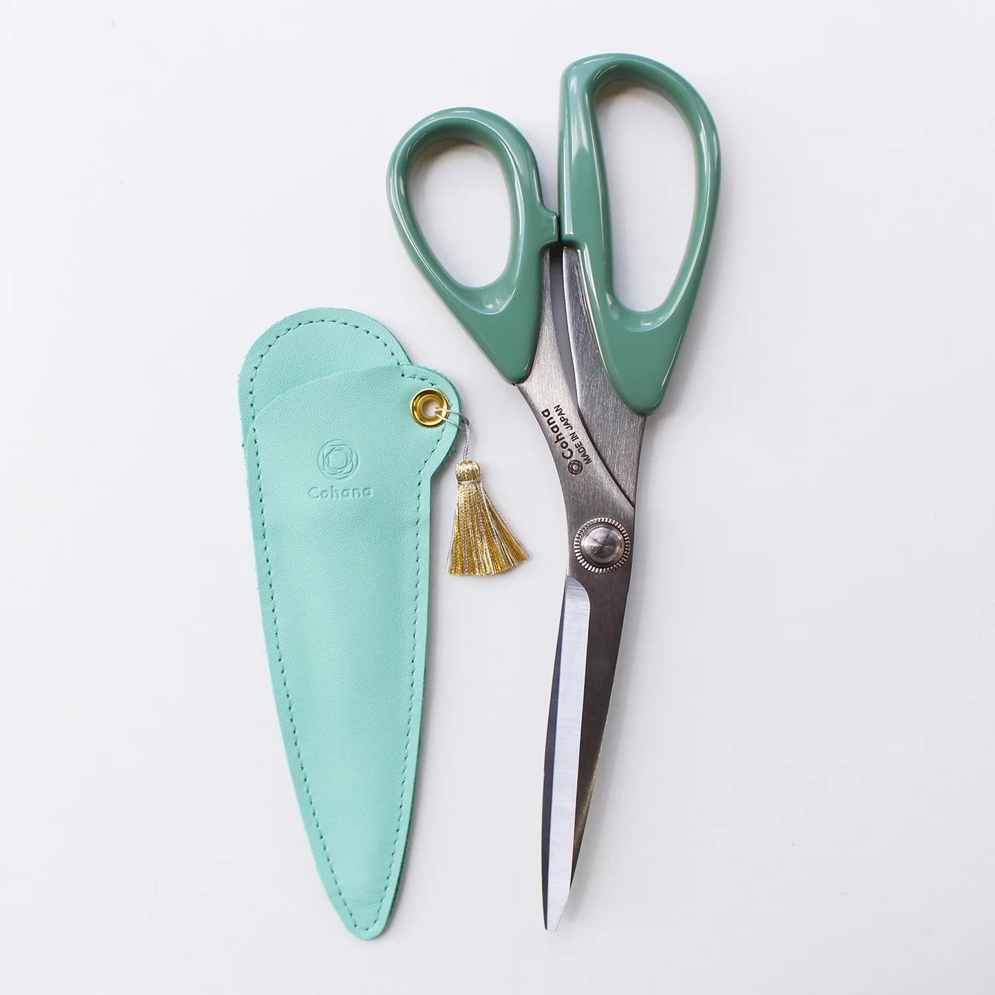 Green lacquered scissors (large) - Cohana 7th Anniversary edition 2024