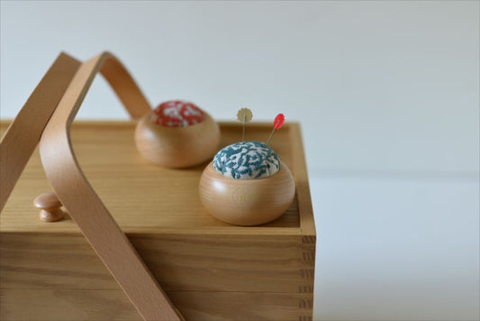 Classiky Embroidered Pincushion by Reiko Oka