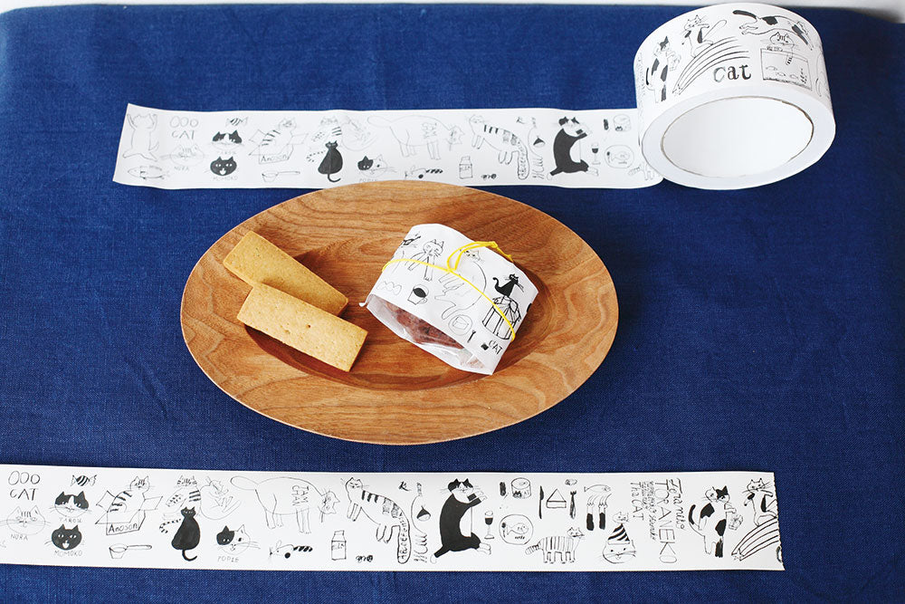 Classiky: Cat washi tape (50mm wide)