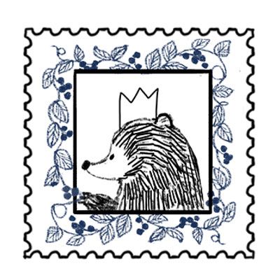 Timbres en caoutchouc de Momoro: Série Hedgehog