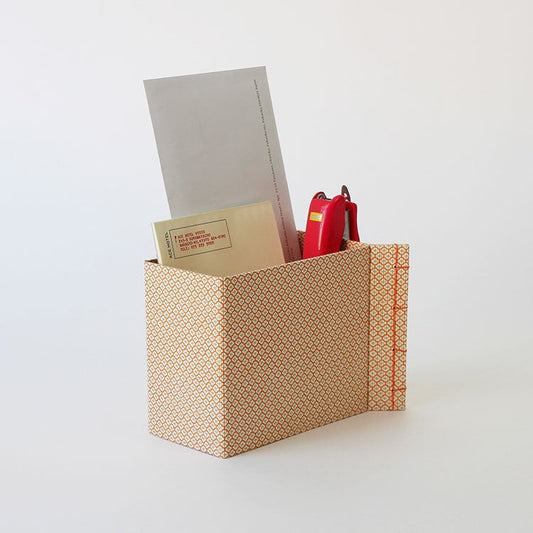 SHOGADO - YUZEN PAPIER NAICADA-TOMOISEI TAJI HAKO - FOLD UP PEN BOX (mittleres Rechteck)