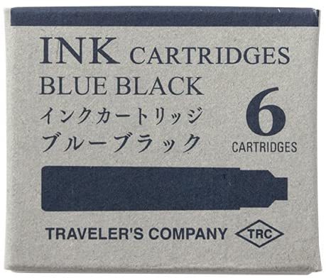 Cartouche stylo plume bleu noire 38073006